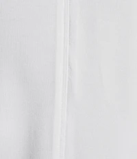 Gibson & Latimer Knit V-Neck Dropped Short Sleeve Shell Shirttail Tee Shirt