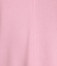 Gibson & Latimer Knit V-Neck Dropped Short Sleeve Shell Shirttail Tee Shirt