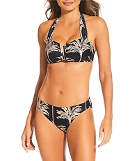 Gibson & Latimer West Palms V-Wire Bandeau Swim Top
