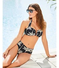 Gibson & Latimer West Palms V-Wire Bandeau Swim Top