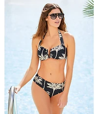 Gibson & Latimer West Palms V-Wire Bandeau Swim Top