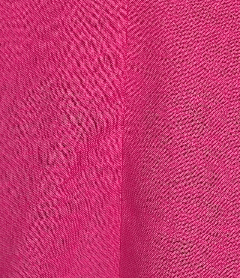 Gibson & Latimer Woven Crew Neck Sleeveless Deep Backline Twist Caftan Dress
