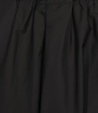 Gibson & Latimer Woven Poplin High Rise Pleated A-Line Flounce Maxi Skirt
