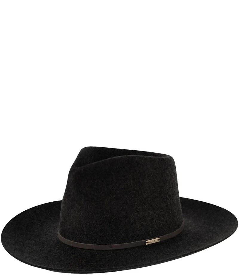 Gigi Pip Rowan Wide Brim Wool Fedora Hat