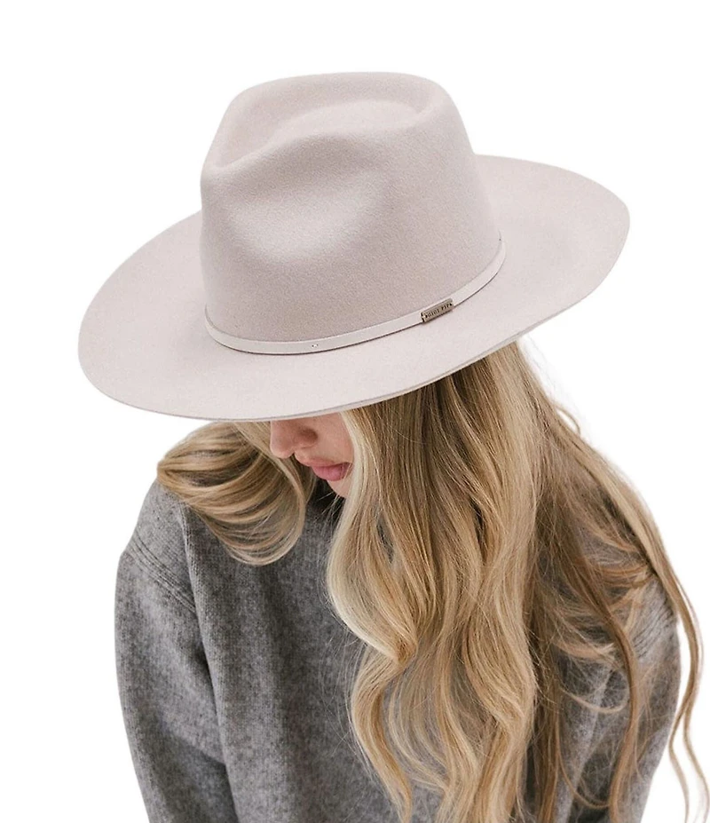 Gigi Pip Rowan Wide Brim Wool Fedora Hat