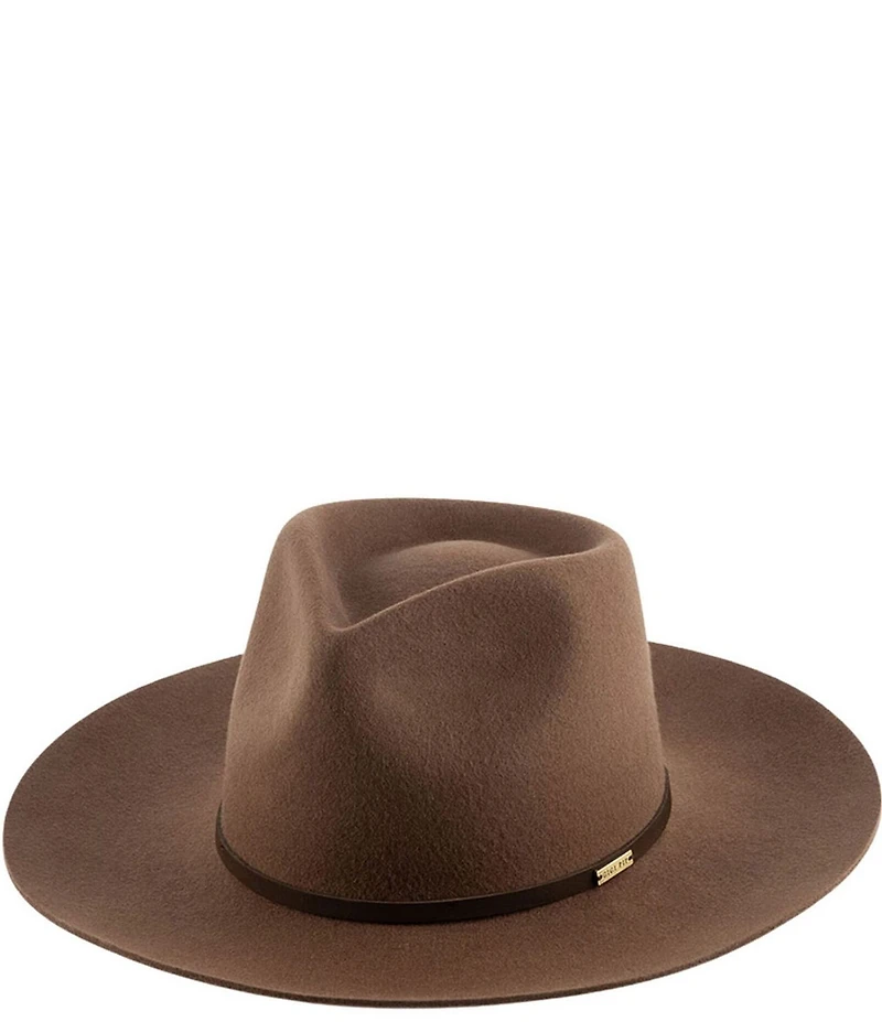 Gigi Pip Rowan Wide Brim Wool Fedora Hat