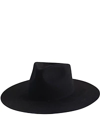 Gigi Pip Wesley Wide Brim Wool Fedora Hat