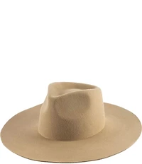 Gigi Pip Wesley Wide Brim Wool Fedora Hat