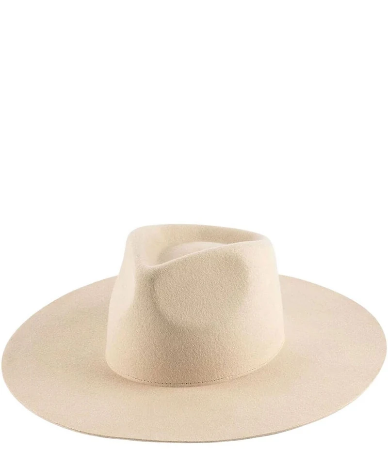 Gigi Pip Wesley Wide Brim Wool Fedora Hat