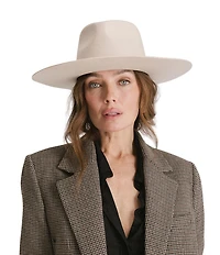 Gigi Pip Wesley Wide Brim Wool Fedora Hat