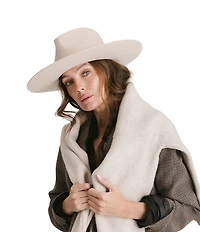 Gigi Pip Wesley Wide Brim Wool Fedora Hat