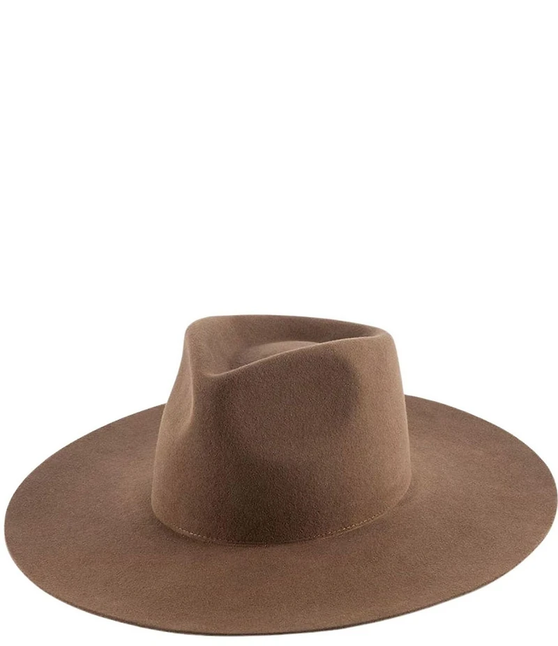 Gigi Pip Wesley Wide Brim Wool Fedora Hat