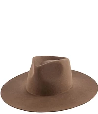 Gigi Pip Wesley Wide Brim Wool Fedora Hat