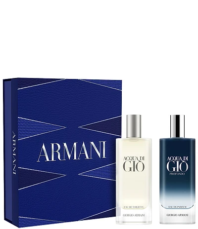 Giorgio Armani Acqua di Gio Eau de Toilette and Acqua di Gio Profondo Eau de Parfum Gift Set