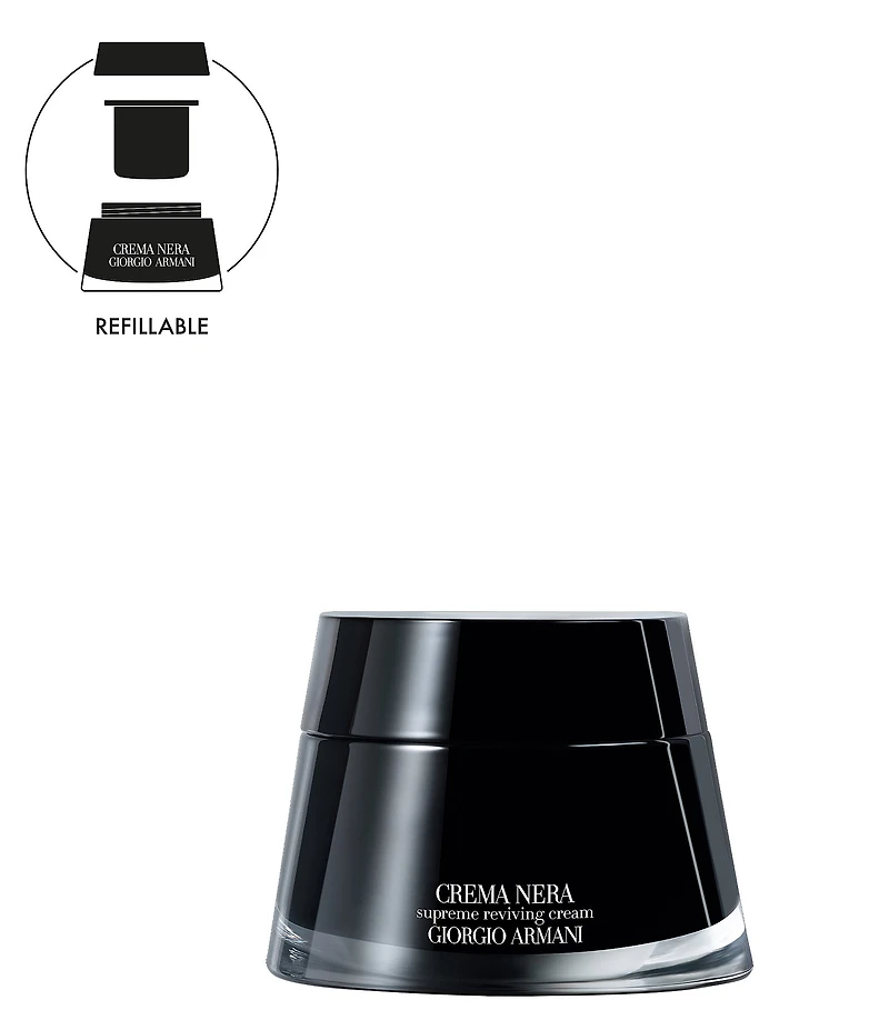 Giorgio Arman Crema Nera Supreme Reviving Anti-Aging Refillable Face Cream