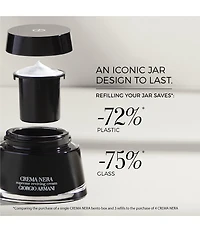 Giorgio Armani Crema Nera Supreme Lightweight Reviving Anti-Aging Refillable Face Cream