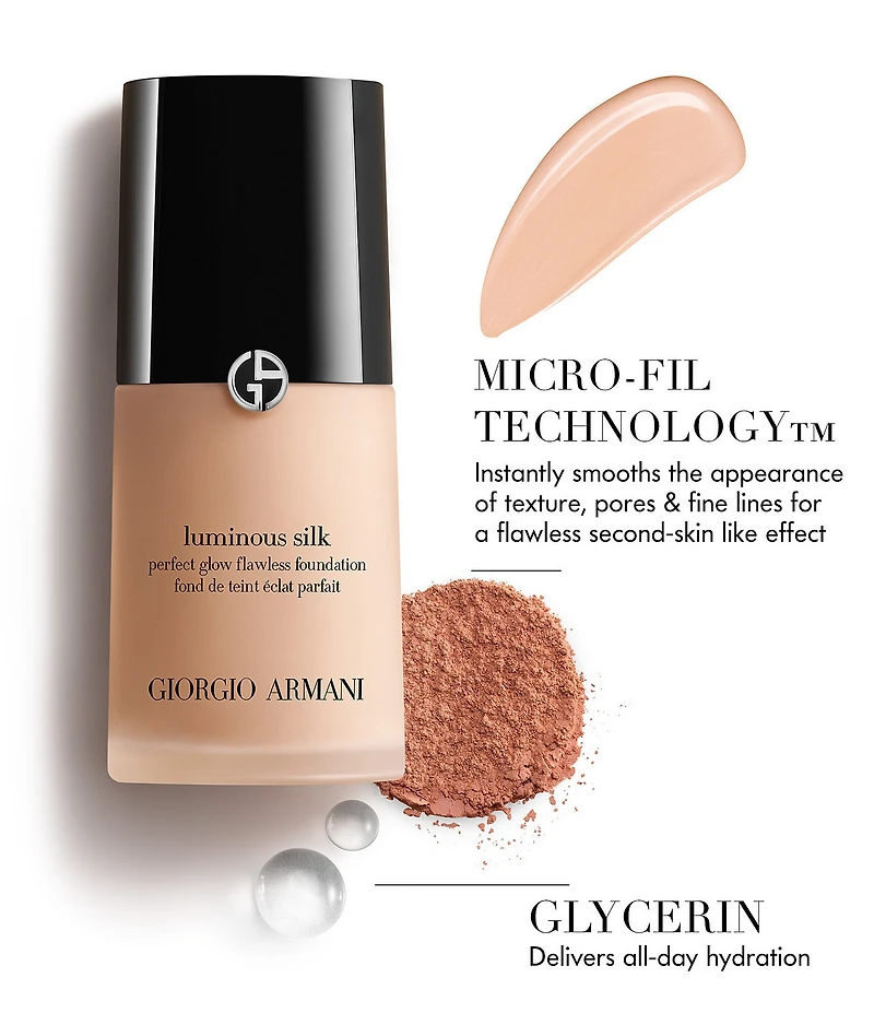 Giorgio Armani ARMANI beauty Luminous Silk Perfect Glow Flawless Oil-Free Foundation Mini Travel Size