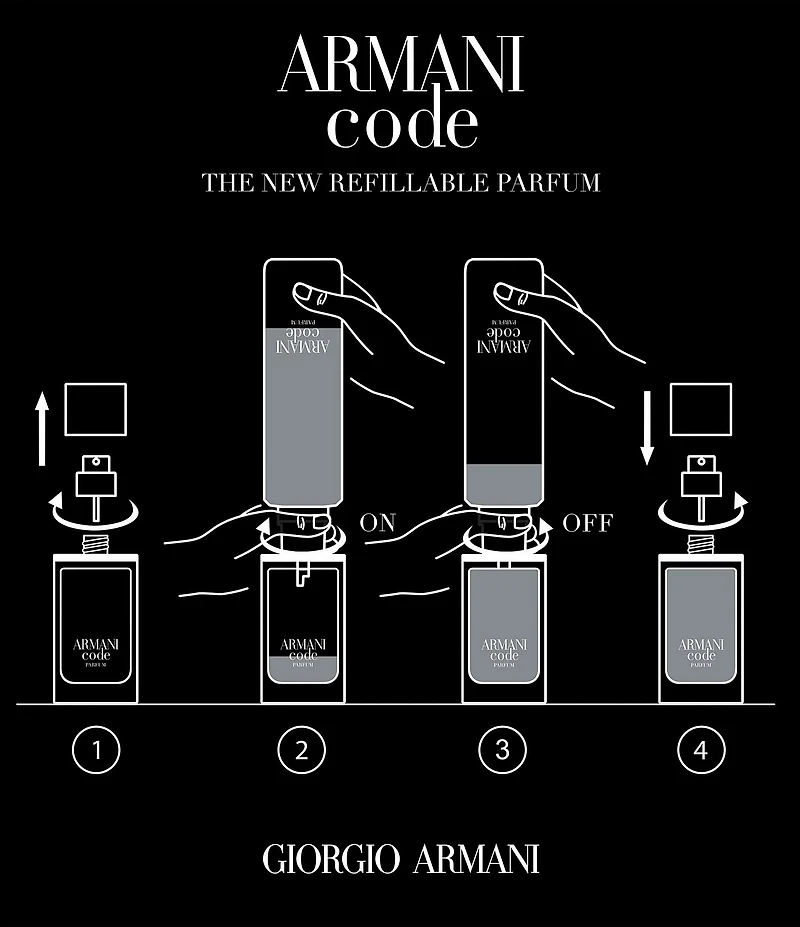 Giorgio Armani Armani Code Parfum Refillable Men's Fragrance