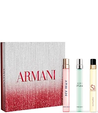 Giorgio Armani Armani Women's 3-Piece Fragrance Travel Spray Discovery Gift Set