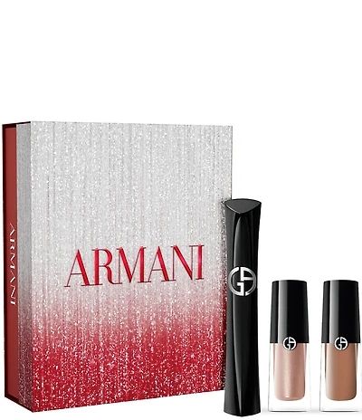 Giorgio Armani Long-Lasting Mascara and Liquid Eyeshadow Tint 3-Piece Gift Set