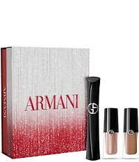 Giorgio Armani Long-Lasting Mascara and Liquid Eyeshadow Tint 3-Piece Gift Set