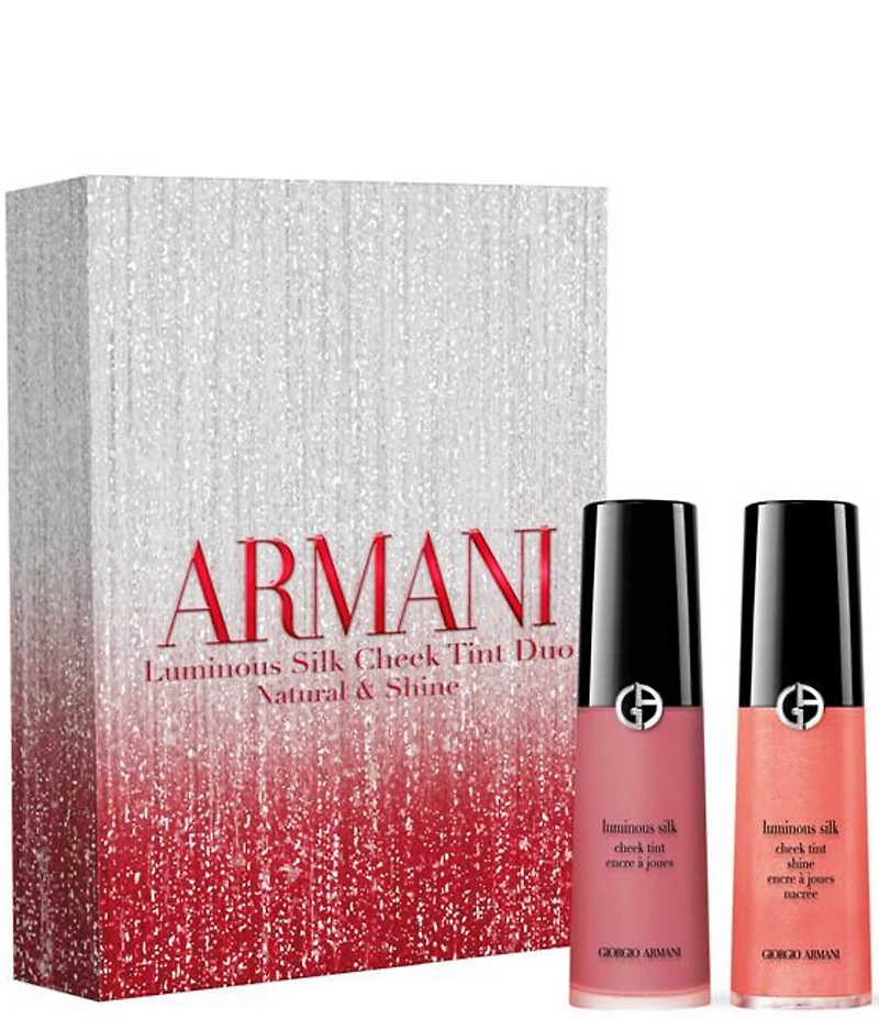 Giorgio Armani Luminous Silk Cheek Tint Liquid Blush Duo Gift Set