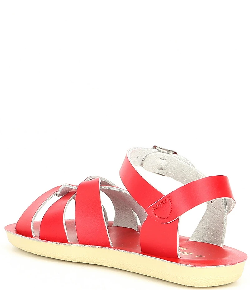 Saltwater Sandals by Hoy Girls' Swimmer Water-Friendly Leather Sandals (Youth)