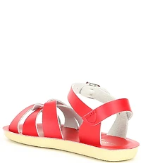 Saltwater Sandals by Hoy Girls' Swimmer Water-Friendly Leather Sandals (Youth)