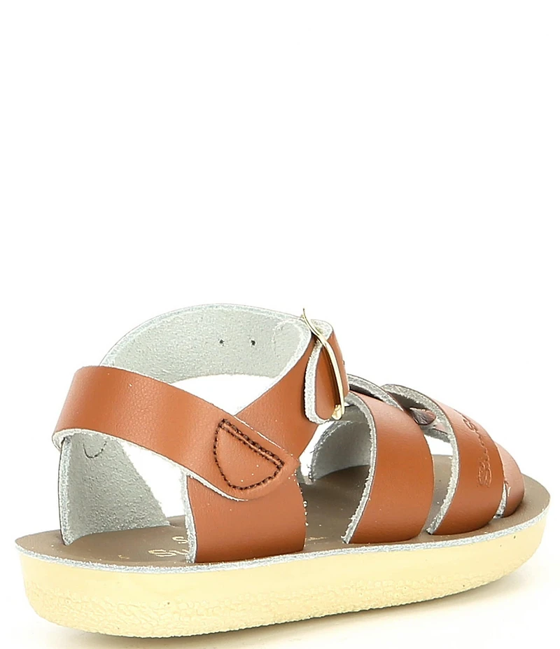 Saltwater Sandals by Hoy Girls' Swimmer Water-Friendly Leather Sandals (Youth)