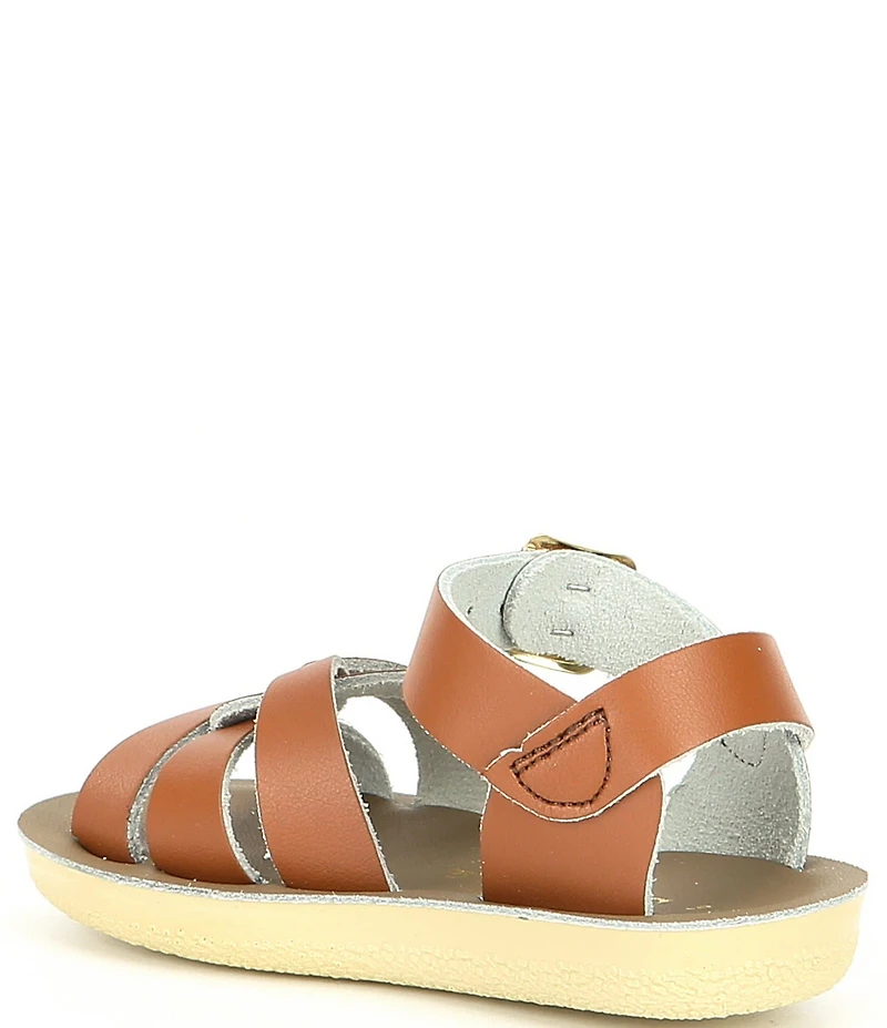 Saltwater Sandals by Hoy Girls' Swimmer Water-Friendly Leather Sandals (Youth)