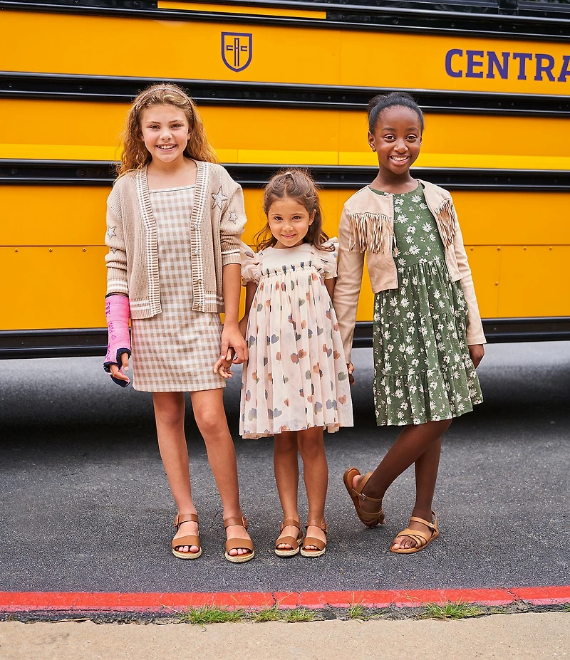 Saltwater Sandals by Hoy Girls' Original Water Friendly Leather Sandals (Youth)