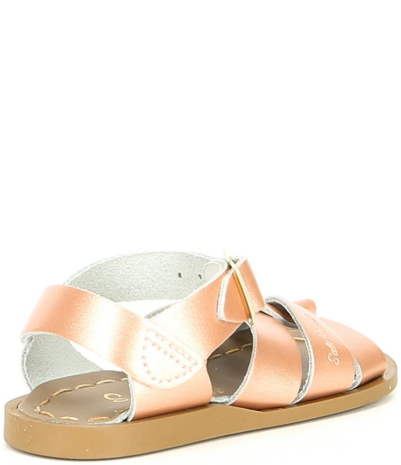 Saltwater Sandals by Hoy Girls' Original Leather Water Friendly Sandals (Infant)