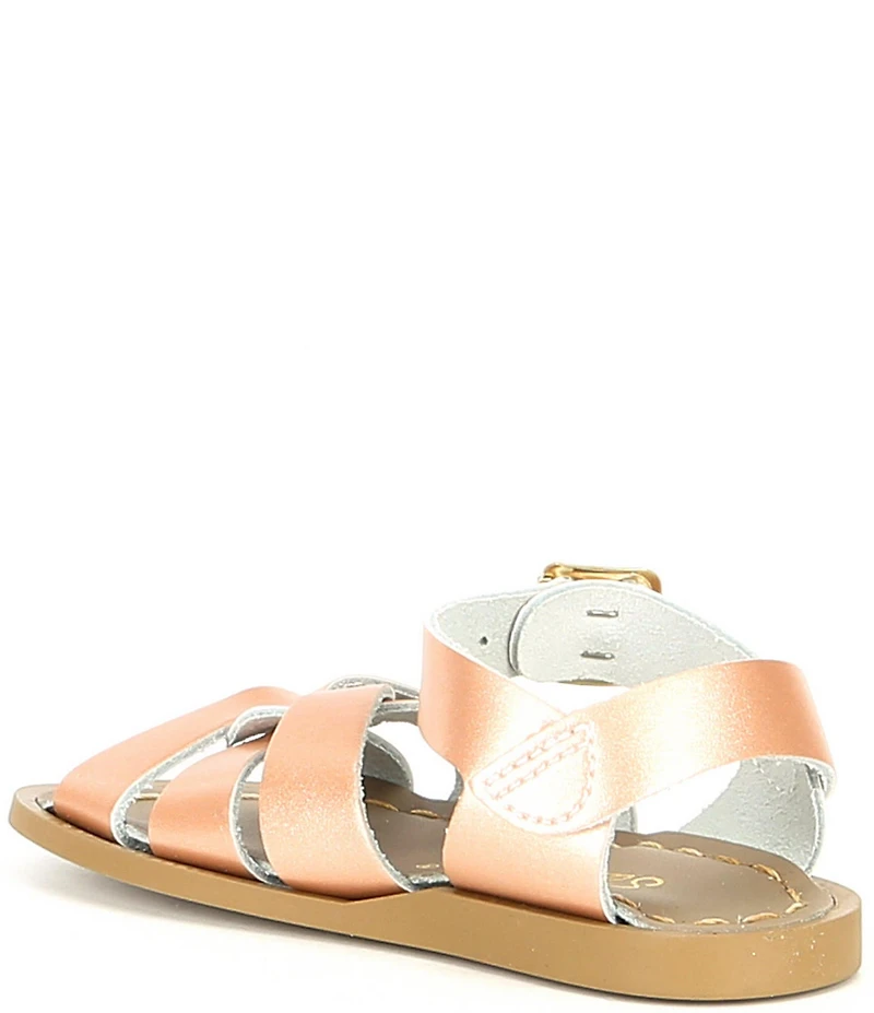 Saltwater Sandals by Hoy Girls' Original Leather Water Friendly Sandals (Infant)