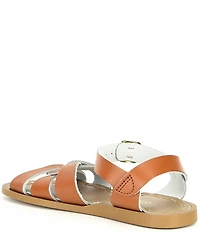 Saltwater Sandals by Hoy Girls' Original Water Friendly Leather Sandals (Toddler)