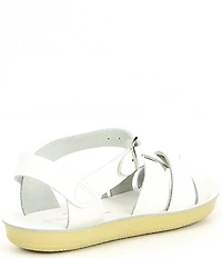 Saltwater Sandals by Hoy Girls' Swimmer Water Friendly Leather Sandals (Infant)