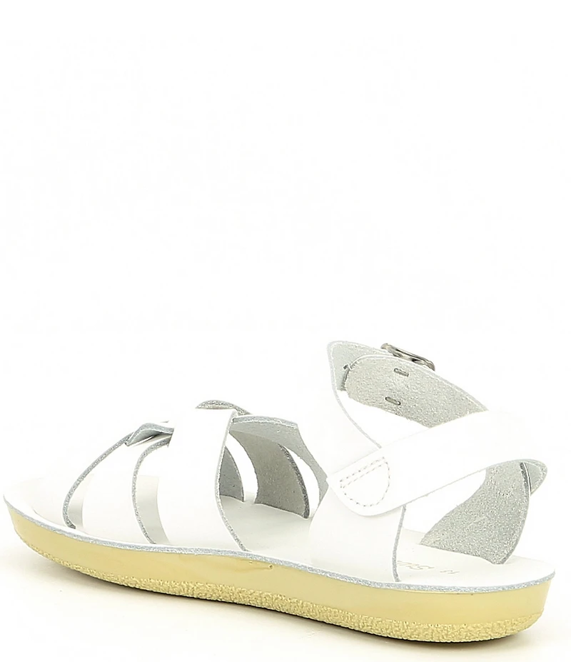 Saltwater Sandals by Hoy Girls' Swimmer Water Friendly Leather Sandals (Infant)