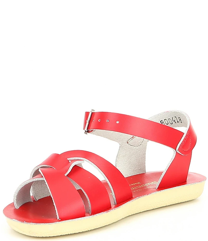 Saltwater Sandals by Hoy Girls' Swimmer Water-Friendly Leather Sandals (Toddler)