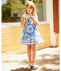 Saltwater Sandals by Hoy Girls' Swimmer Water-Friendly Leather Sandals (Toddler)