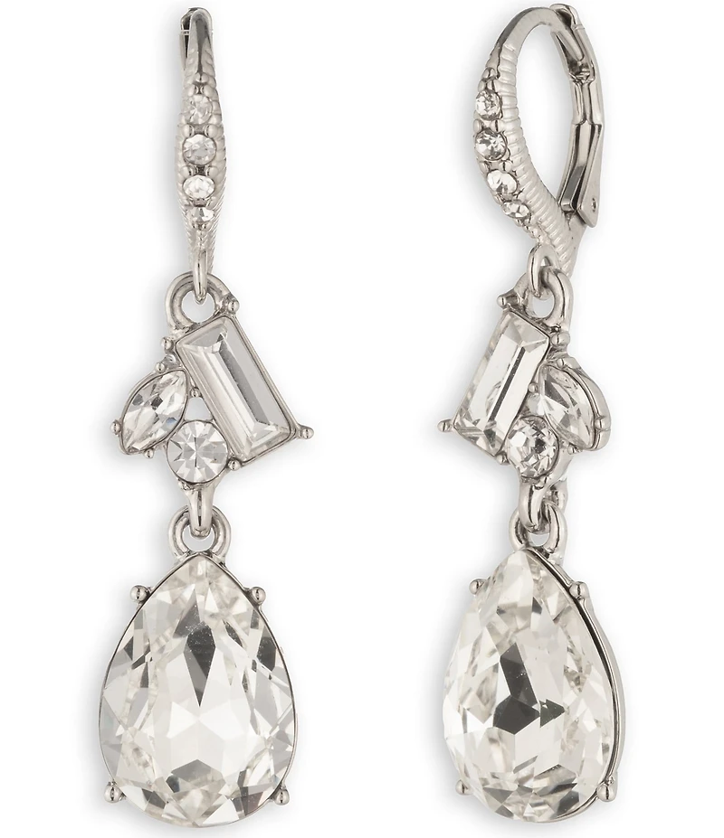 Givenchy Cluster Pear Drop Earrings