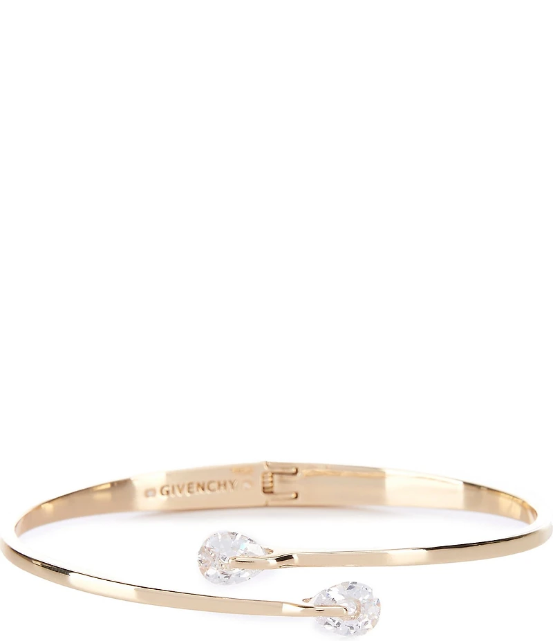 Givenchy Crystal Bypass Cuff Bracelet