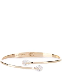 Givenchy Crystal Bypass Cuff Bracelet