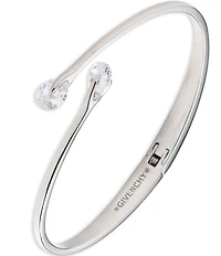 Givenchy Crystal Bypass Cuff Bracelet