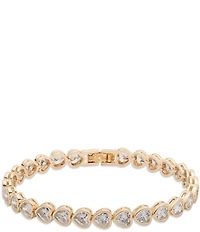 Givenchy Crystal CZ Heart Flex Line Bracelet