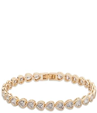 Givenchy Crystal CZ Heart Flex Line Bracelet