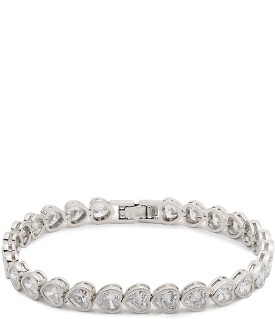 Givenchy Crystal CZ Heart Flex Line Bracelet