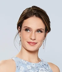 Givenchy Crystal Linear Earrings