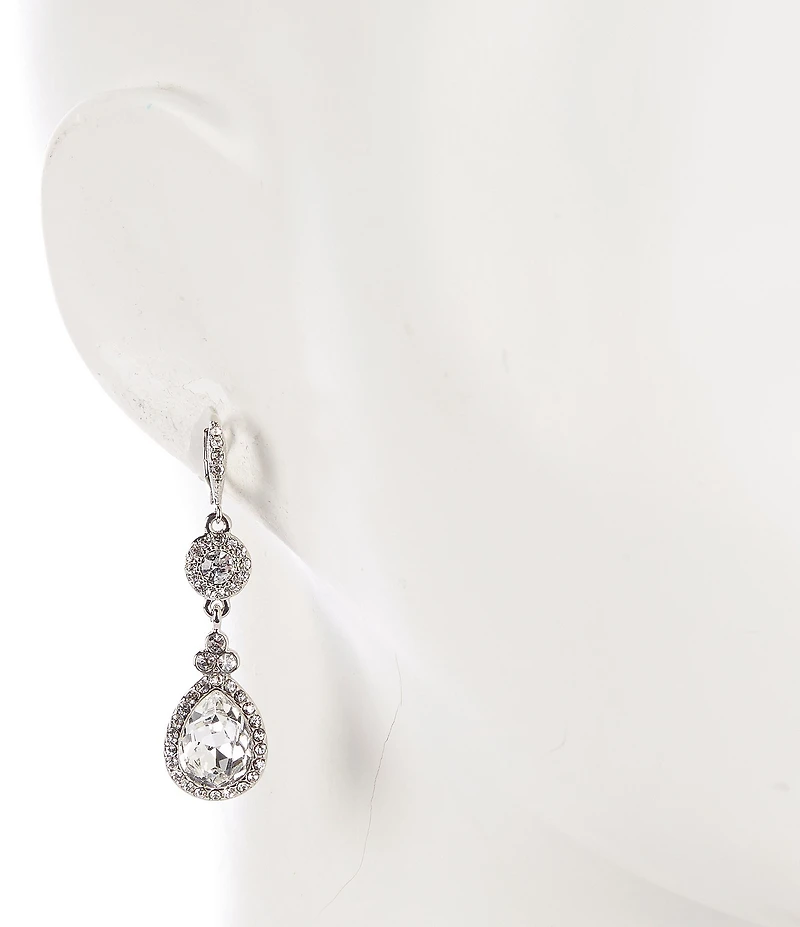 Givenchy Crystal Linear Earrings
