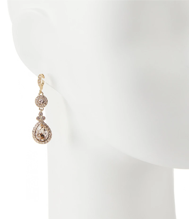 Givenchy Crystal Linear Earrings