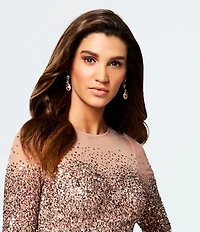 Givenchy Crystal Linear Earrings