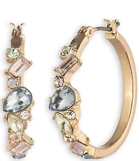 Givenchy Crystal Hoop Earrings